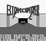 Bionic Battler (USA) - Title Screen