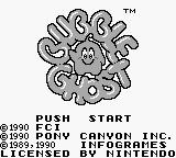 Bubble Ghost (USA, Europe) - Title Screen