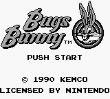 Bugs Bunny Crazy Castle, The (USA, Europe) - Title Screen