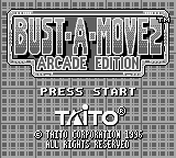 Bust-A-Move 2 - Arcade Edition (USA, Europe) - Title Screen