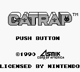 Catrap (USA) - Title Screen
