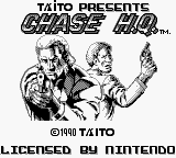 Chase H.Q. (USA, Europe) - Title Screen