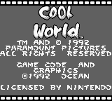 Cool World (USA, Europe) - Title Screen