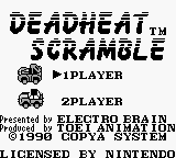 Dead Heat Scramble (USA) - Title Screen