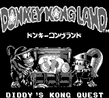 Donkey Kong Land (USA, Europe) (SGB Enhanced) - Title Screen