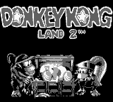 Donkey Kong Land 2 (USA, Europe) (SGB Enhanced) - Title Screen