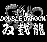 Double Dragon (USA, Europe) - Title Screen