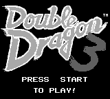 Double Dragon 3 - The Arcade Game (USA, Europe) - Title Screen