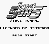 Double Dribble - 5 on 5 (USA) - Title Screen