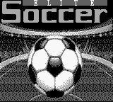 Elite Soccer (USA) (SGB Enhanced) - Title Screen