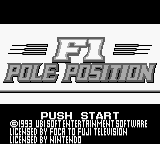 F1 Pole Position (USA, Europe) - Title Screen