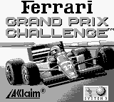 Ferrari Grand Prix Challenge (USA, Europe) - Title Screen