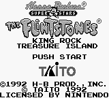 Flintstones, The - King Rock Treasure Island (USA, Europe) - Title Screen