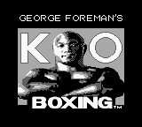 George Foreman's KO Boxing (USA, Europe) - Title Screen