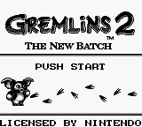Gremlins 2 - The New Batch (World) - Title Screen