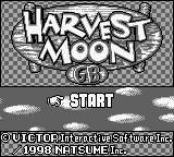 Harvest Moon GB (USA) (SGB Enhanced) - Title Screen