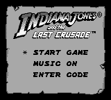 Indiana Jones and the Last Crusade (USA, Europe) - Title Screen