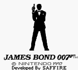 James Bond 007 (USA, Europe) (SGB Enhanced) - Title Screen
