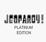 Jeopardy! - Platinum Edition (USA) (SGB Enhanced) - Title Screen