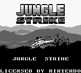 Jungle Strike (Europe) - Title Screen