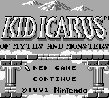 Kid Icarus - Of Myths and Monsters (USA, Europe) - Title Screen