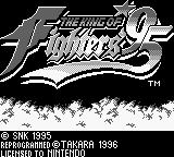 King of Fighters '95, The (USA) (SGB Enhanced) - Title Screen