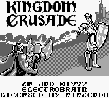 Kingdom Crusade (USA) - Title Screen