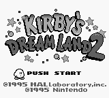 Kirby's Dream Land 2 (USA, Europe) (SGB Enhanced) - Title Screen