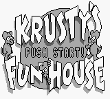 Krusty's Fun House (USA, Europe) - Title Screen