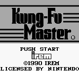 Kung-Fu Master (USA, Europe) - Title Screen