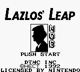 Lazlos' Leap (USA) - Title Screen
