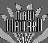 Maui Mallard in Cold Shadow (USA) - Title Screen