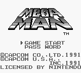 Mega Man - Dr. Wily's Revenge (USA) - Title Screen