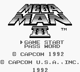 Mega Man III (USA) - Title Screen