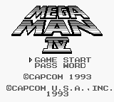Mega Man IV (USA) - Title Screen