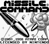 Missile Command (USA, Europe) - Title Screen