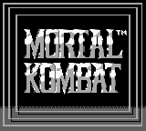Mortal Kombat (USA, Europe) - Title Screen