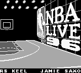 NBA Live 96 (USA, Europe) (SGB Enhanced) - Title Screen