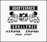 NFL Quarterback Club (USA, Europe) - Title Screen
