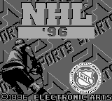 NHL 96 (USA, Europe) (SGB Enhanced) - Title Screen