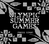 Olympic Summer Games (USA, Europe) (SGB Enhanced) - Title Screen