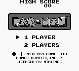 Pac-Man (USA) - Title Screen
