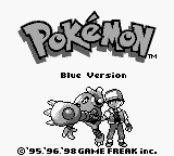 Pokemon - Blue Version (USA, Europe) (SGB Enhanced) - Title Screen