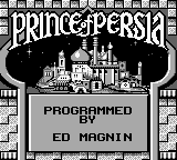 Prince of Persia (USA) - Title Screen