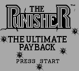 Punisher, The - The Ultimate Payback (USA) - Title Screen