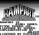 Rampart (USA, Europe) - Title Screen