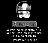RoboCop (USA, Europe) (Rev 1) - Title Screen