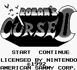 Rolan's Curse II (USA) - Title Screen