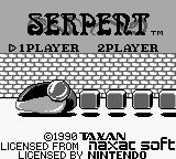 Serpent (USA) - Title Screen