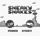 Sneaky Snakes (USA, Europe) - Title Screen